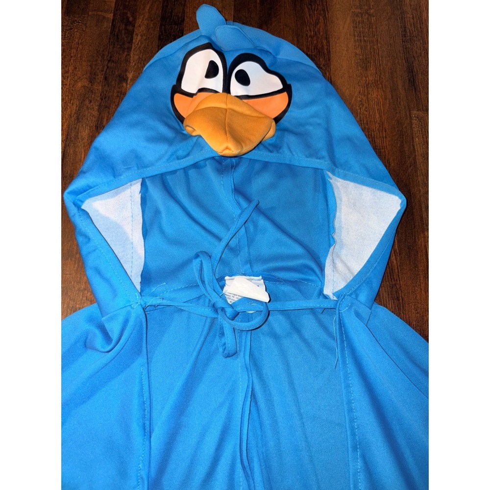Spirit Halloween Angry Birds Blue Bird Jay Costume Cape Kids One Size Fits Most - Picture 2 of 4